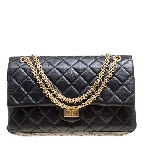 chanel reissue 226 so black|coco Chanel 2.55 reissue.